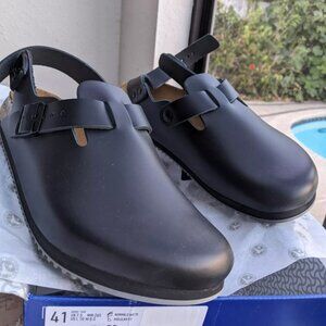 NWT Birkenstock Unisex Tokyo Super Grip Black Clogs